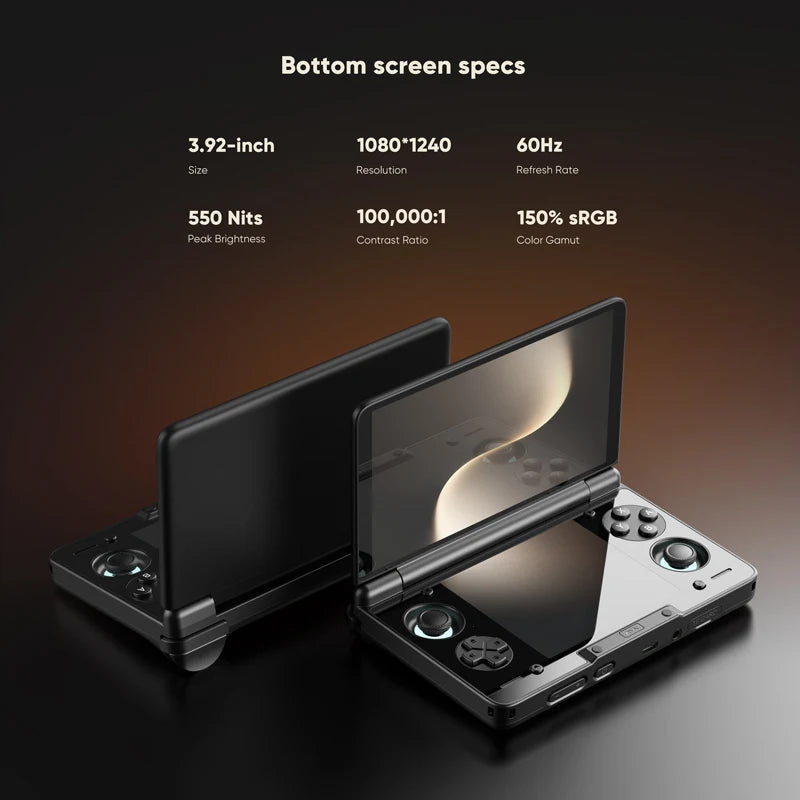AYN Thor Android Handheld Dual Screen Clamshell 6'' AMOLED Screen (1080p)
