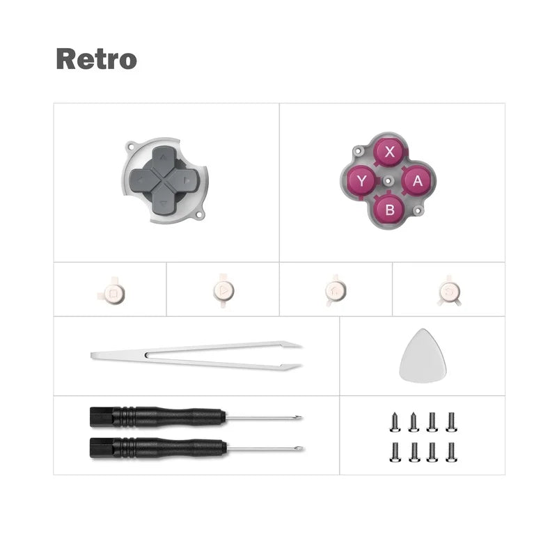 Retroid Pocket Nova Full Buttons Replace the service button with gadgets. BXY and Start/Select/Home/Return buttons.