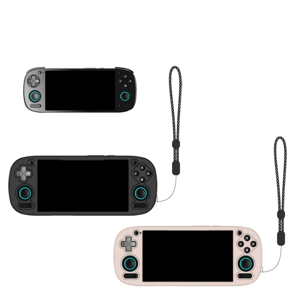For Retroid Pocket 5 game console silicone case drop protection simple solid color case