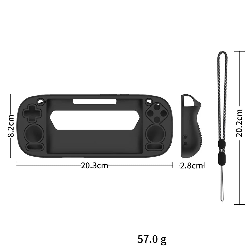 For Retroid Pocket 5 game console silicone case drop protection simple solid color case