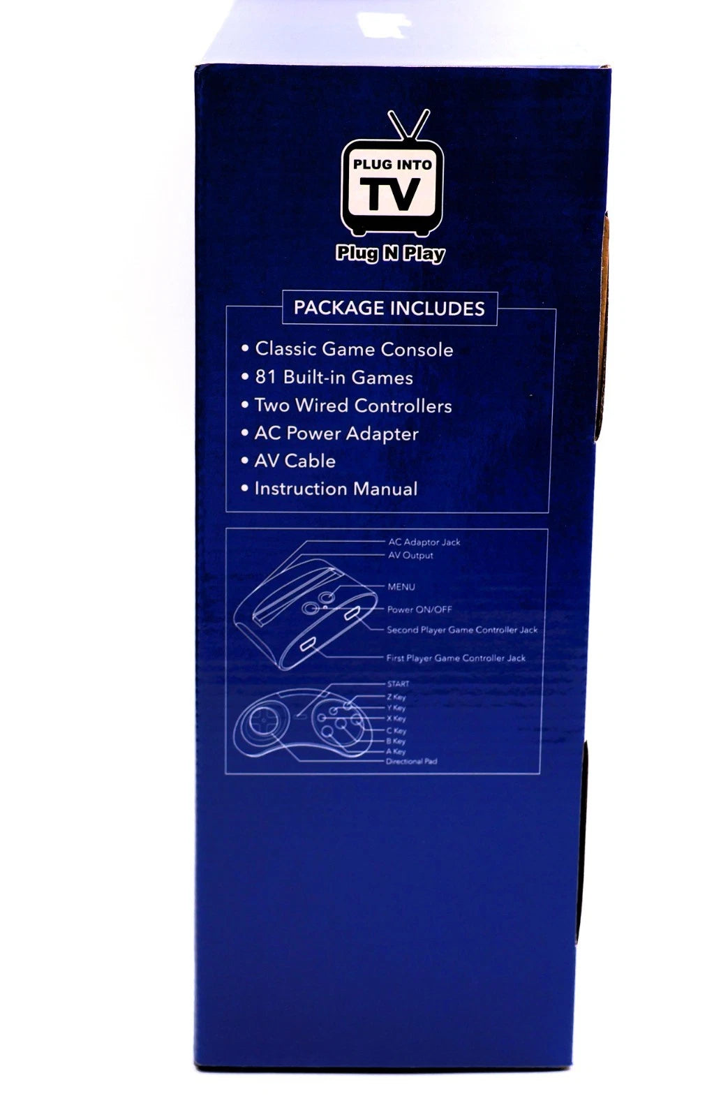 SEGA Genesis Classic Game Console 81 Games -Sonic - Mortal Kombat - ATGames New