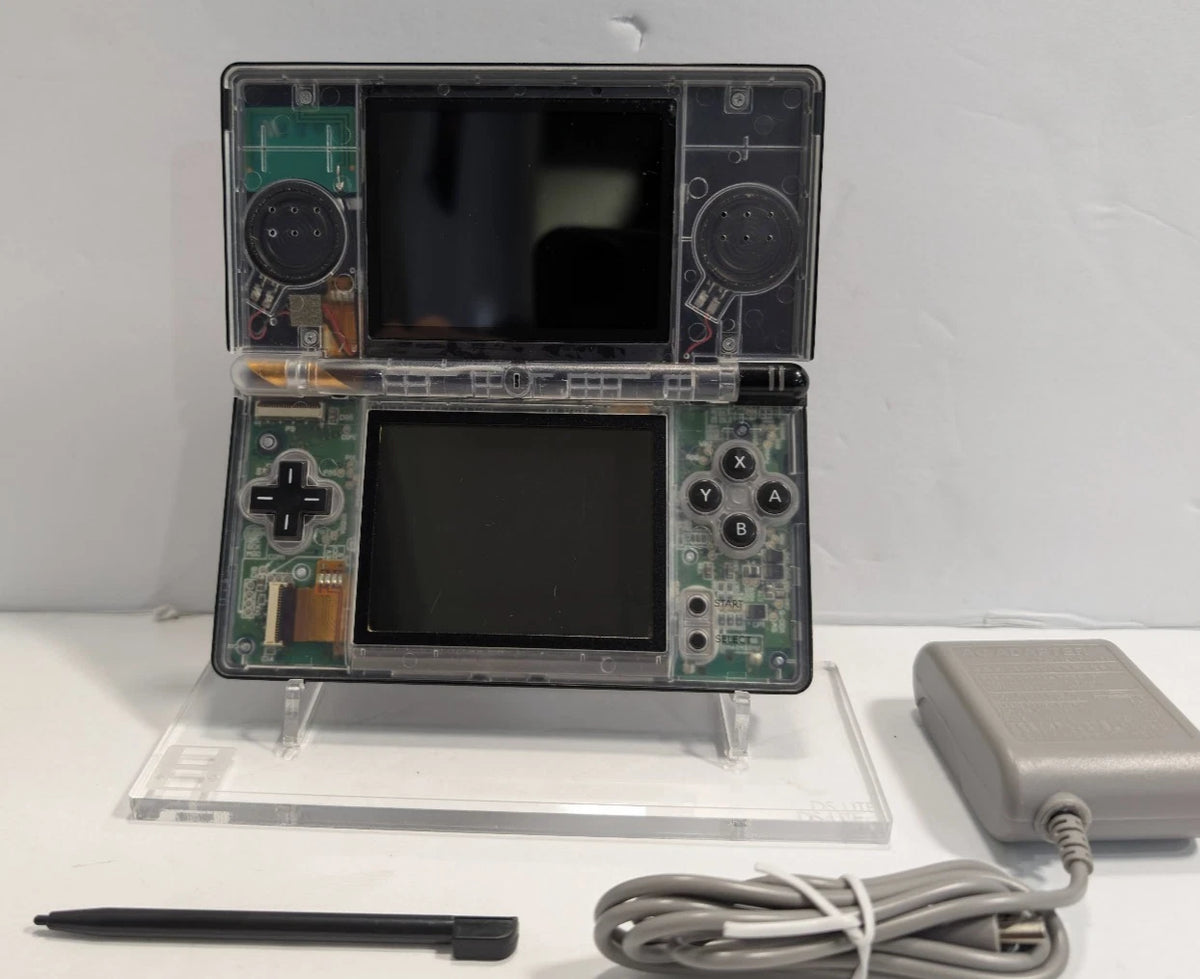 Nintendo DS Lite + Charger + Stylus | PICK COLOR | Cleaned + Tested | USA Seller