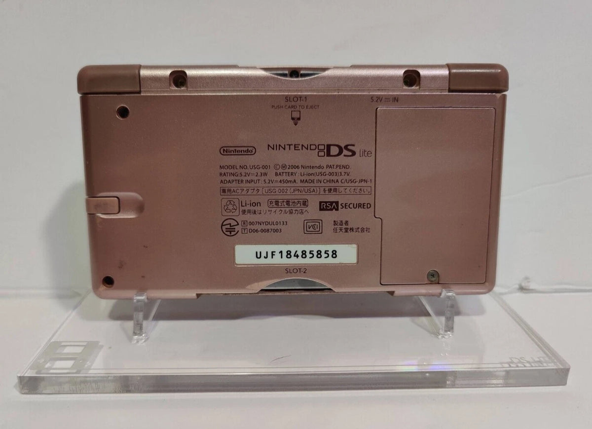 Nintendo DS Lite + Charger + Stylus | PICK COLOR | Cleaned + Tested | USA Seller