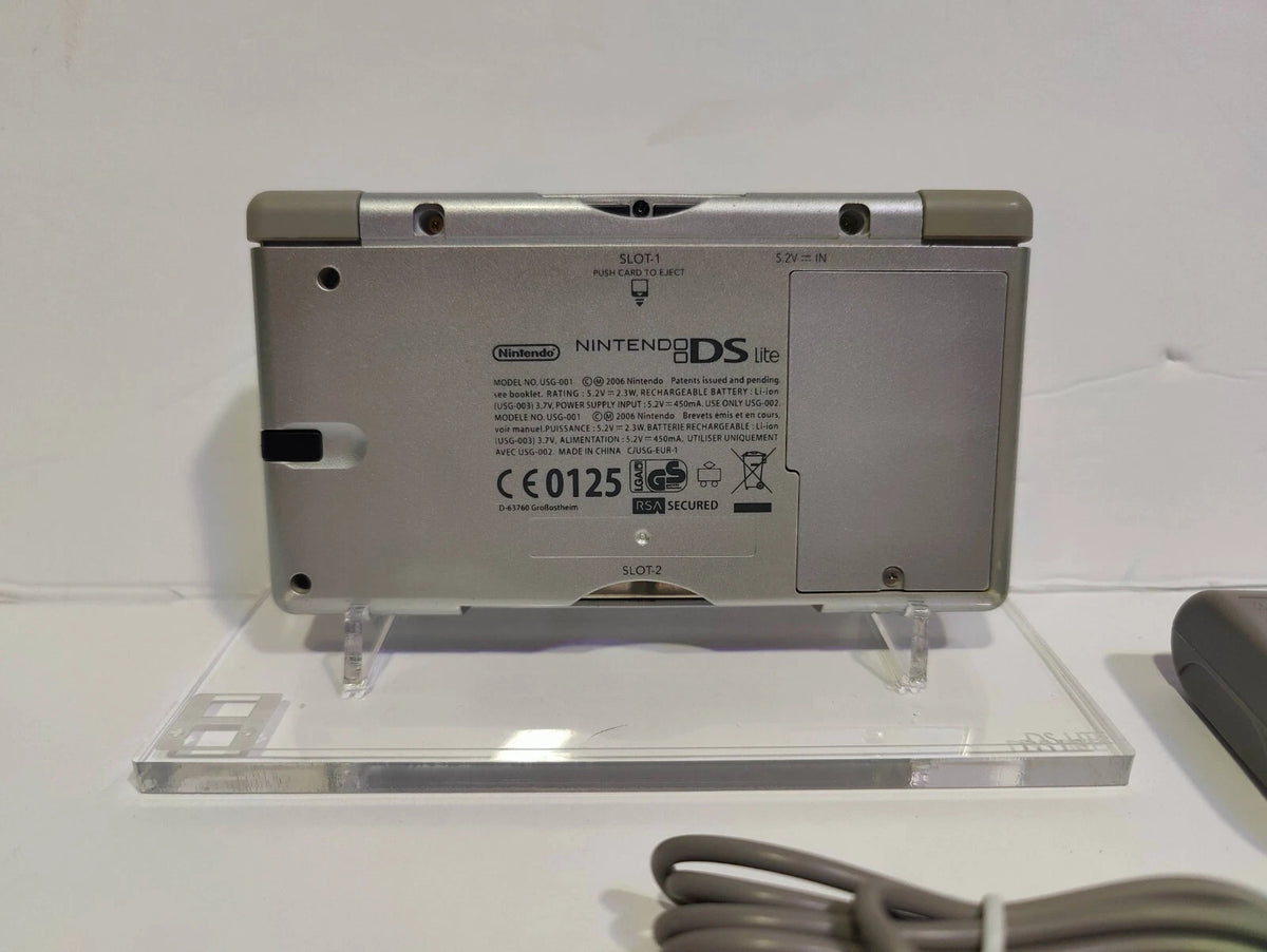 Nintendo DS Lite + Charger + Stylus | PICK COLOR | Cleaned + Tested | USA Seller