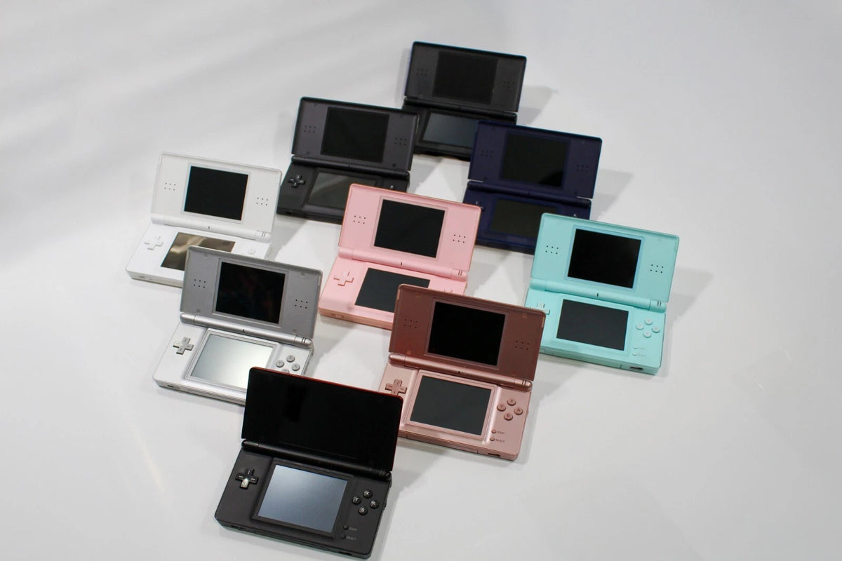 Nintendo DS Lite + Charger + Stylus | PICK COLOR | Cleaned + Tested | USA Seller